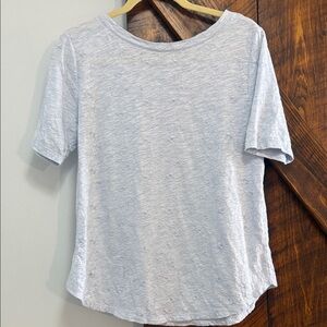 LOFT Light Blue Short Sleeve Tee